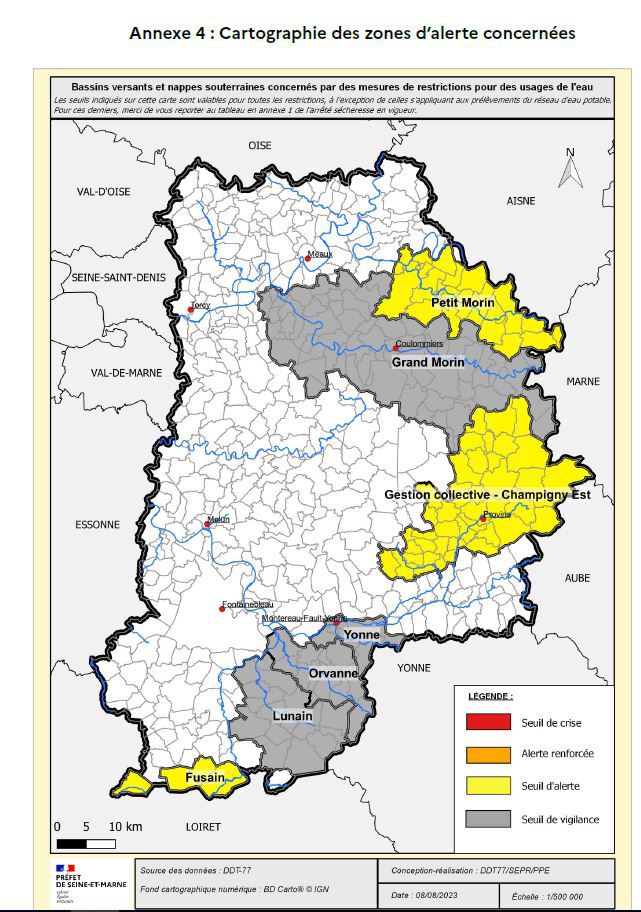 Cartographie 9 août 2023