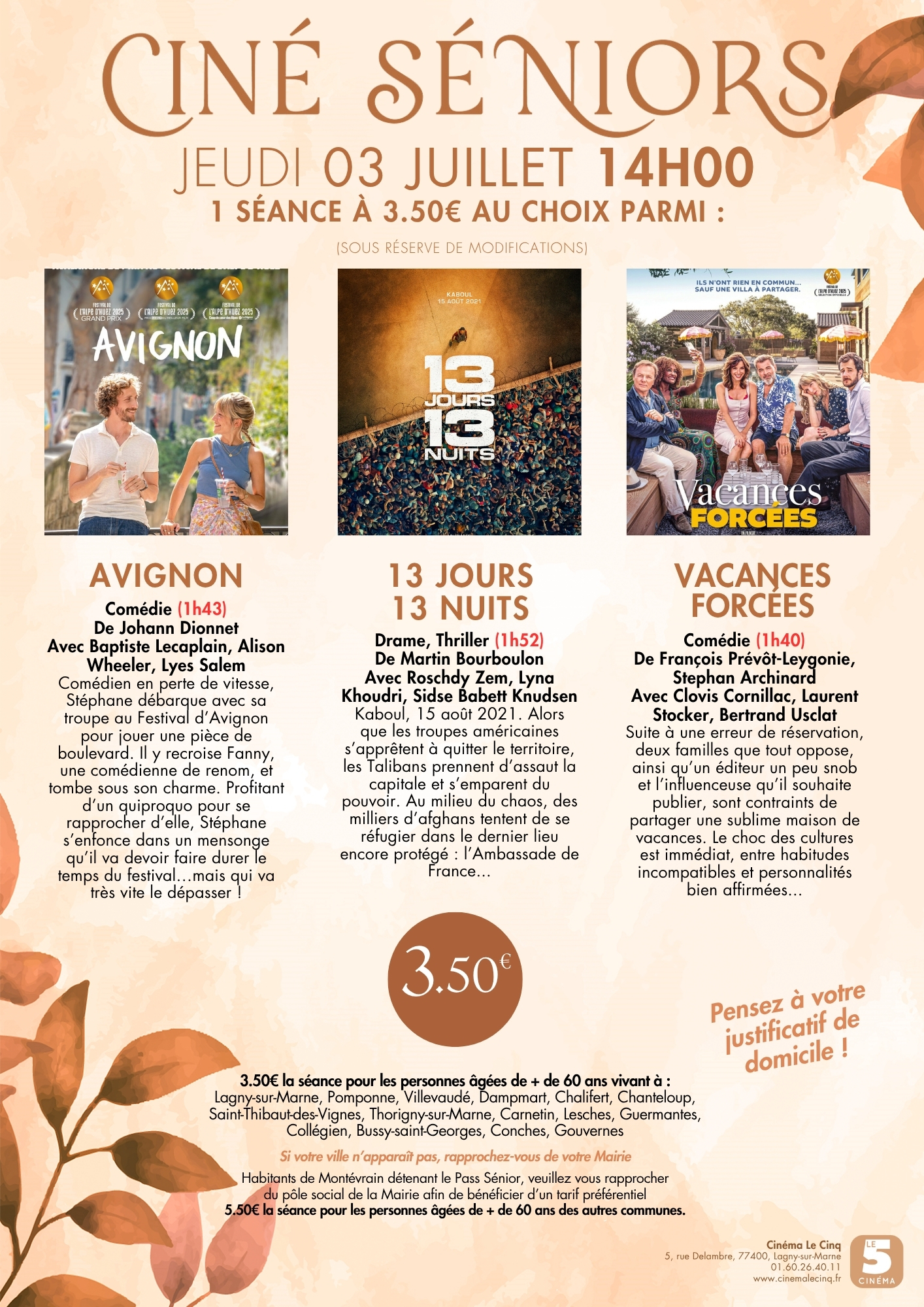 cine senior 3 juillet 25